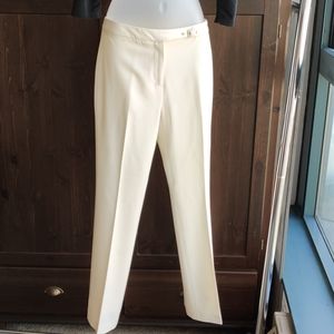 Petite Sophisticate cream dress pants